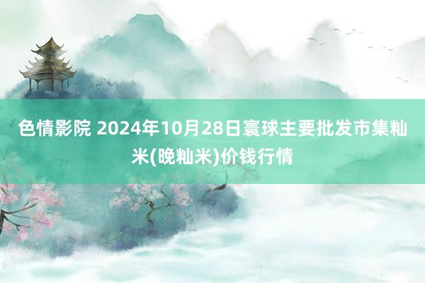 色情影院 2024年10月28日寰球主要批发市集籼米(晚籼米)价钱行情