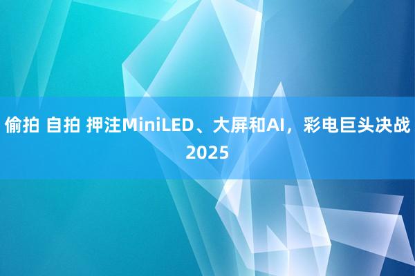 偷拍 自拍 押注MiniLED、大屏和AI，彩电巨头决战2025